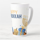 Happy Hanukkah Entertainment Milchtasse (Rechte Ecke)