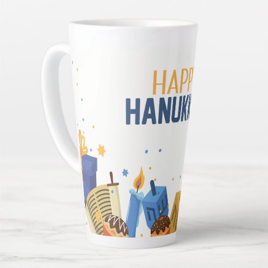 Happy Hanukkah Entertainment Milchtasse (Linke Ecke)