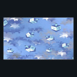 Happy Hanukkah Falling Star und Dreidels Rechteckiger Aufkleber<br><div class="desc">Sie sehen die Lee Hiller Design Collection. Bekleidung,  Geschenke & Sammlerstücke Lee Hiller Fotografie oder Digital Art Collection. Sie können ihre Naturfotografie unter http://HikeOurPlanet.com/ ansehen und ihrem Wanderblog im Hot Springs Nationalpark folgen.</div>