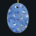 Happy Hanukkah Falling Stars und Dreidels Keramikornament<br><div class="desc">Sie sehen die Lee Hiller Design Collection. Bekleidung,  Geschenke & Sammlerstücke Lee Hiller Fotografie oder Digital Art Collection. Sie können ihre Naturfotografie unter http://HikeOurPlanet.com/ ansehen und ihrem Wanderblog im Hot Springs Nationalpark folgen.</div>