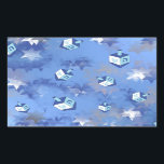 Happy Hanukkah Falling Stars und Dreidels Rechteckiger Aufkleber<br><div class="desc">Sie sehen die Lee Hiller Design Collection. Bekleidung,  Geschenke & Sammlerstücke Lee Hiller Fotografie oder Digital Art Collection. Sie können ihre Naturfotografie unter http://HikeOurPlanet.com/ ansehen und ihrem Wanderblog im Hot Springs Nationalpark folgen.</div>