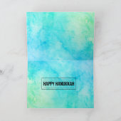 Happy Hanukkah 🕎 Faltkarte Feiertagskarte (Innenseite)