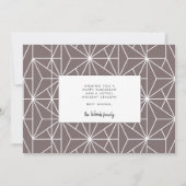 Happy Hanukkah Family Foto Feiertagskarte (Rückseite)