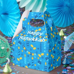 Happy Hanukkah Favor Box Geschenkschachtel