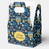 Happy Hanukkah Favor Box Geschenkschachtel (Geöffnet)