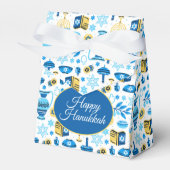 Happy Hanukkah Favor Box Geschenkschachtel (Vorderseite)