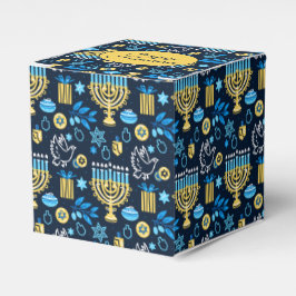 Happy Hanukkah Favor Box Geschenkschachtel