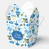 Happy Hanukkah Favor Box Geschenkschachtel (Geöffnet)