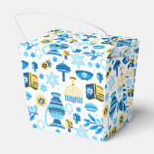 Happy Hanukkah Favor Box Geschenkschachtel (Rückseite)
