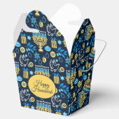 Happy Hanukkah Favor Box Geschenkschachtel (Geöffnet)
