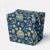 Happy Hanukkah Favor Box Geschenkschachtel (Rückseite)
