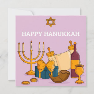 Happy Hanukkah Feiertagskarte