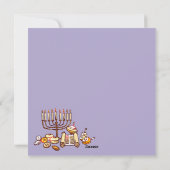 Happy Hanukkah Feiertagskarte (Rückseite)