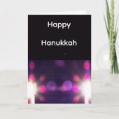 Happy Hanukkah Feiertagskarte (Vorderseite)