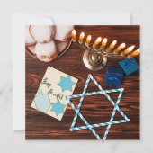 Happy Hanukkah Feiertagskarte (Vorderseite)
