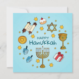 Happy Hanukkah Feiertagskarte