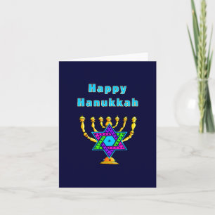 Happy Hanukkah Feiertagskarte