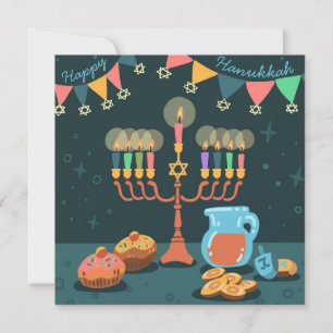 Happy Hanukkah Feiertagskarte