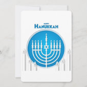 Happy Hanukkah Feiertagskarte (Vorderseite)