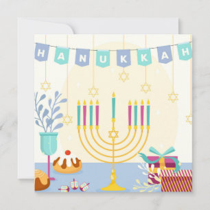 Happy Hanukkah Feiertagskarte