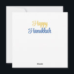 Happy Hanukkah Feiertagskarte<br><div class="desc">Happy Hanukkah,  buntes Design.</div>
