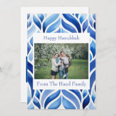 Happy Hanukkah Feiertagskarte (Vorne/Hinten)