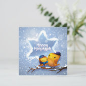 Happy Hanukkah Feiertagskarte (Stehend Vorderseite)