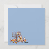 Happy Hanukkah Feiertagskarte (Rückseite)