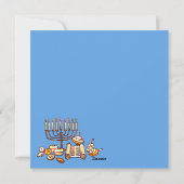 Happy Hanukkah Feiertagskarte (Rückseite)