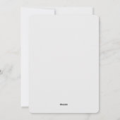 Happy Hanukkah Feiertagskarte (Rückseite)