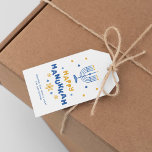"Happy Hanukkah" Ferienkarte<br><div class="desc">Fest personalisiert Happy Hanukkah Geschenktaschen.</div>