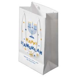 "Happy Hanukkah" Ferienkarte Kleine Geschenktüte