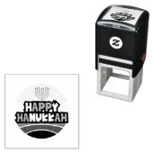 Happy Hanukkah - Festival der Lichter Permastempel (Beispiel)
