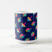 Happy Hanukkah Festival dreidel Holiday Decoration Kaffeetasse (Mittel)