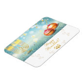 Happy Hanukkah Festival festliche Dekoration Magnet (Linke Seite)