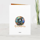 HAPPY HANUKKAH Festival of Lights Card Karte (Rückseite)