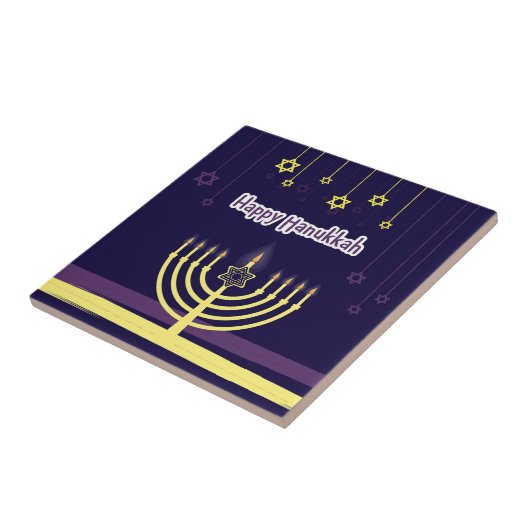 Happy Hanukkah Fliese (Seite)