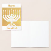 Happy Hanukkah Folienkarte (Anzeige)