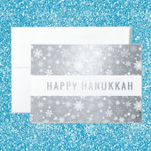 Happy Hanukkah Folienkarte