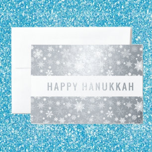 Happy Hanukkah Folienkarte