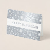 Happy Hanukkah Folienkarte (Vorderseite)