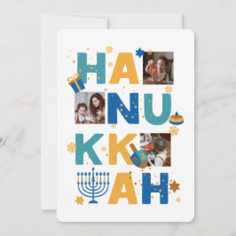 Happy HANUKKAH Foto Grußkarte