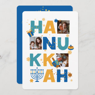 Happy HANUKKAH Foto Grußkarte