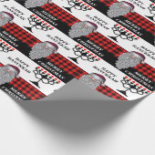 Happy Hanukkah & Frohe Weihnachten Geschenkpapier (Ecke)