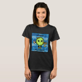 Happy Hanukkah | Funny Holiday Pickle T-Shirt (Vorne ganz)