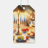 Happy Hanukkah Geschenkanhänger (Rückseite)
