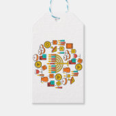 Happy Hanukkah  Geschenkanhänger (Vorderseite)