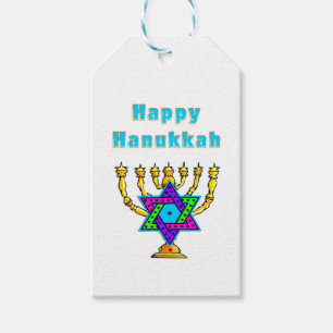 Happy Hanukkah Geschenkanhänger