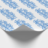 Happy Hanukkah Geschenkpapier (Ecke)