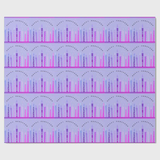 Happy Hanukkah Geschenkpapier (Flach)